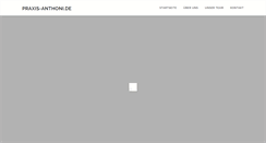 Desktop Screenshot of praxis-anthoni.de