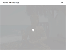 Tablet Screenshot of praxis-anthoni.de